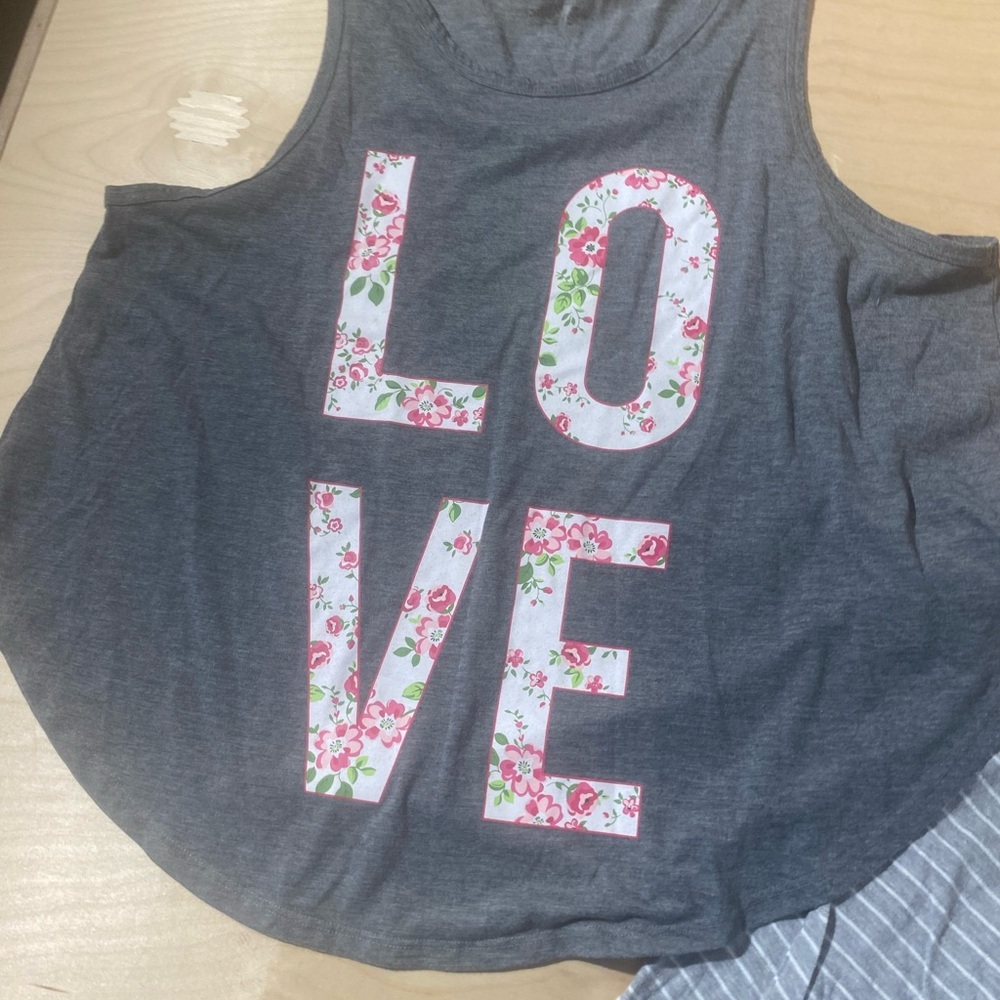 Bobbie Brooks Gray Pajama Set 2X (FS) - Picture 7 of 10